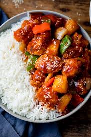 Chicken Sweet & Sour Hong Kong Style  (with Rice/chow) img