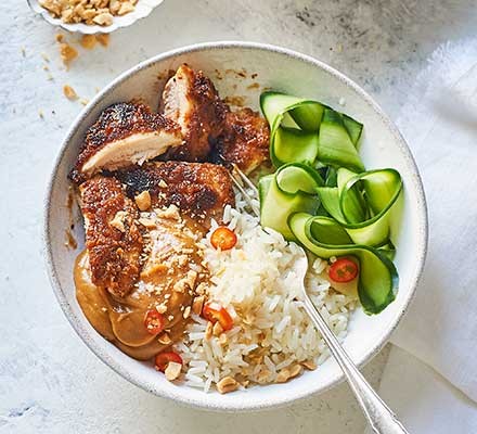 Satay Chicken (with Rice/chow) img